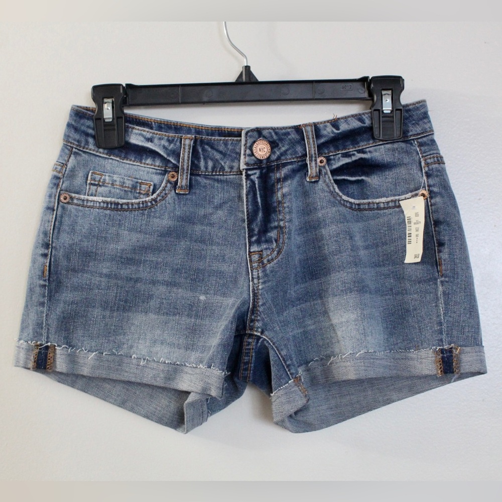 NEW Aeropostale MIDI Jean Shorts Size 2